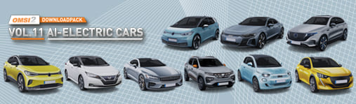 Buy now: OMSI 2 Downloadpack Vol. 11 - AI Electric Cars