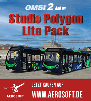 OMSI 2 AddOn Studio Polygon Lite Pack - Niederflur-MidiBus aus der Wrightbus Streetlite-Serie