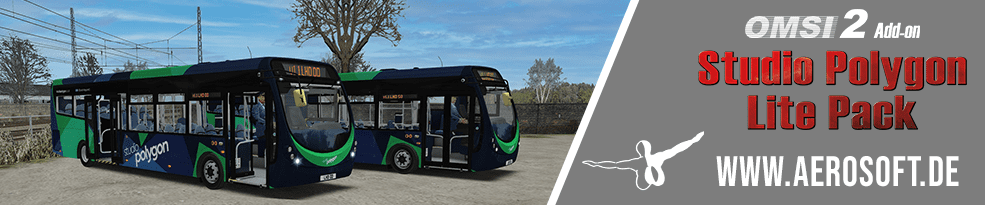 Jetzt kaufen: OMSI 2 AddOn Studio Polygon Lite Pack - Niederflur-MidiBus aus der Wrightbus Streetlite-Serie