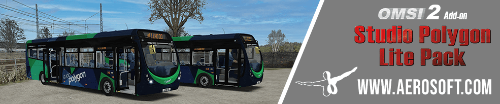 Buy now: OMSI 2 AddOn Studio Polygon Lite Pack - Low-Floor MidiBus based off the Wrightbus Streetlite series
